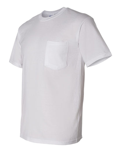 Gildan Unisex DryBlend® Pocket T-Shirt 8300 #color_White