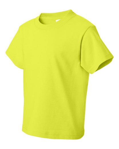 Fruit of the Loom HD Cotton Youth Short Sleeve T-Shirt 3930BR #color_Safety Green