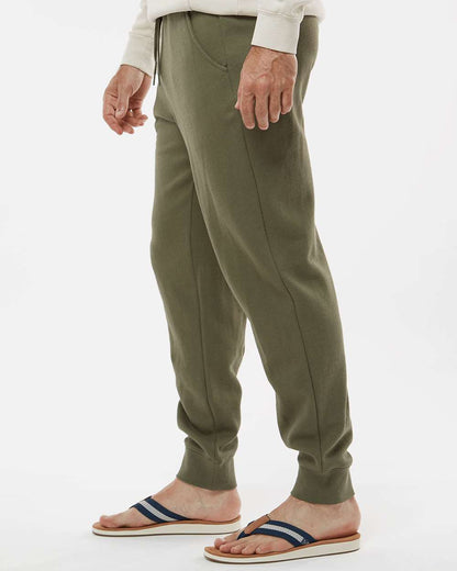 Independent Trading Co. Midweight Fleece Pants IND20PNT #colormdl_Army