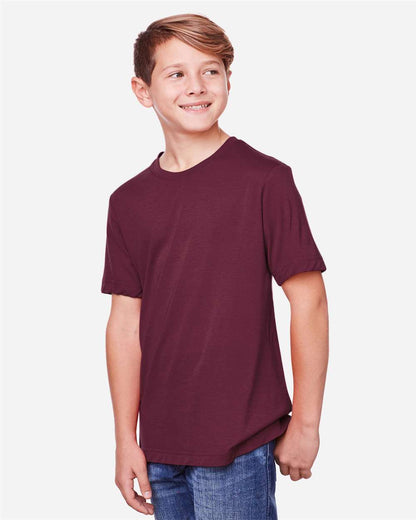 CORE365 Youth Fusion ChromaSoft™ Performance T-Shirt CE111Y #colormdl_Burgundy
