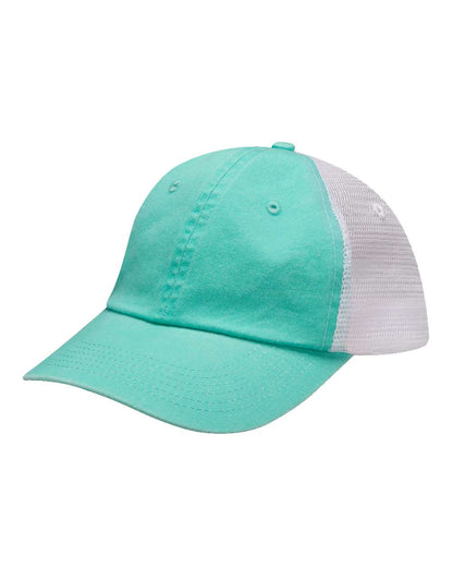 Adams Headwear Vibe Cap VB101 #color_Seafoam/ White