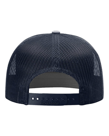 Richardson Seven-Panel Trucker Cap 168 #color_Navy