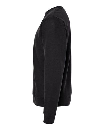 Independent Trading Co. Unisex Midweight Crewneck Sweatshirt SS3000 #color_Black