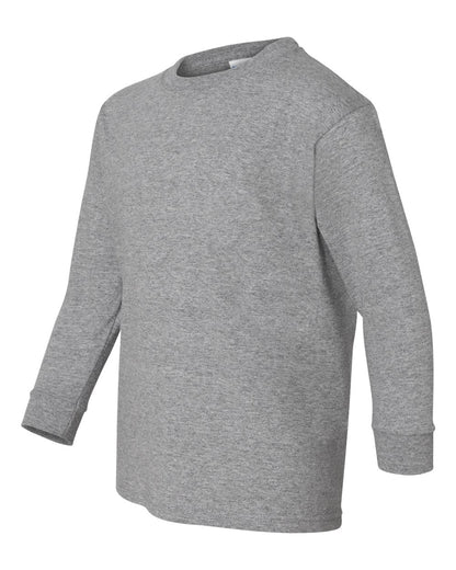 Gildan Heavy Cotton™ Youth Long Sleeve T-Shirt 5400B #color_Sport Grey