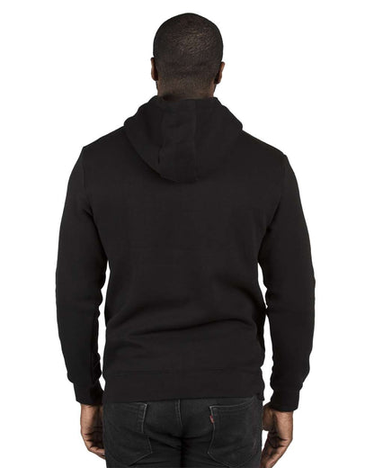 Threadfast Apparel Unisex Ultimate Fleece Pullover Hooded Sweatshirt 320H #colormdl_Black