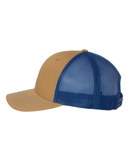 Richardson Snapback Trucker Cap 112 #color_Biscuit/ True Blue