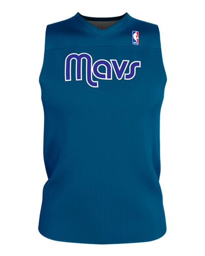 Alleson Athletic Youth NBA Logo'd Reversible Game Jersey A105LY #color_Dallas Mavericks