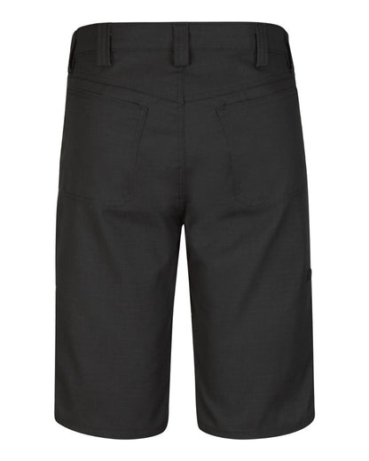 Red Kap Men's Lightweight Crew Shorts PT4L #color_Black