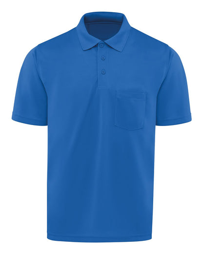 Red Kap Men's Performance Knit Pocket Polo SK98 #color_Royal Blue