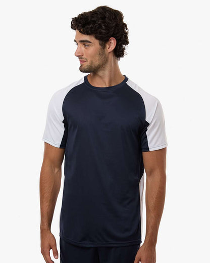 Augusta Sportswear Men's Cutter Jersey 1517 #colormdl_Navy/ White