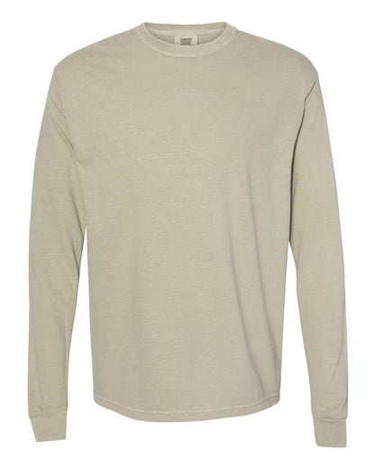 Comfort Colors Unisex Garment-Dyed Heavyweight Long Sleeve T-Shirt 6014 #color_Sandstone