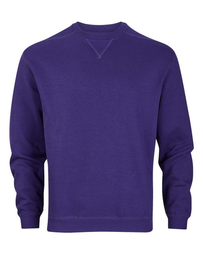 Boxercraft Fleece Crew Pullover BM5101 #color_Purple