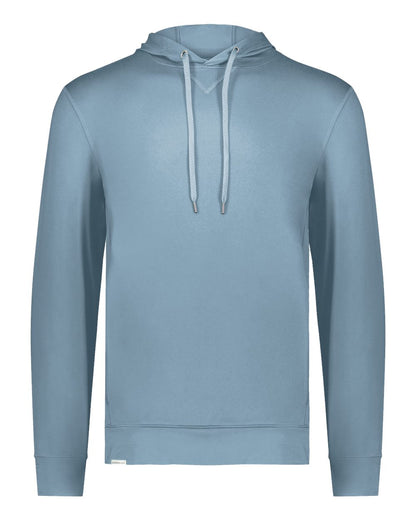 Holloway Youth Eco Revive™ Ventura Soft Knit Hooded Sweatshirt 222698 #color_Storm