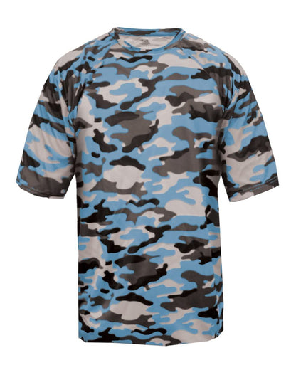 Badger Men's Camo T-Shirt 4181 #color_Columbia Blue