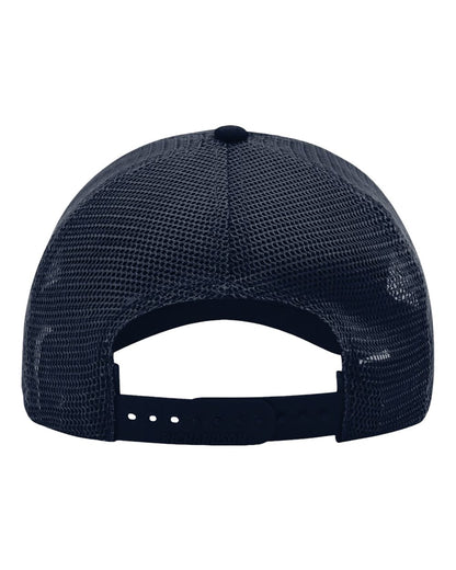 Richardson Garment-Washed Trucker Cap 111 #color_Navy