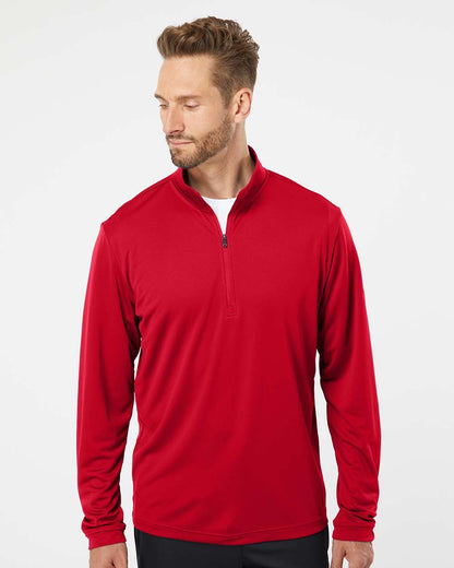 Adidas Lightweight Quarter-Zip Pullover A401 #colormdl_Power Red