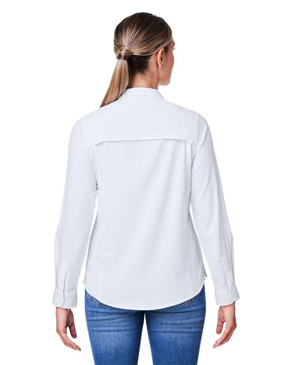 CORE365 Women's Ultra UVP® Marina Shirt CE510LW #colormdl_White