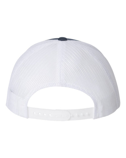 YP Classics Retro Trucker Cap 6606 #color_Navy/ White