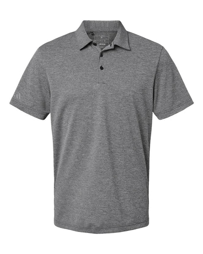 Adidas Men's Soft Heathered Polo A582 #color_Black Melange