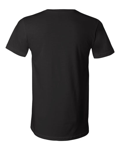 BELLA + CANVAS Unisex Jersey V-Neck Tee 3005 #color_Black