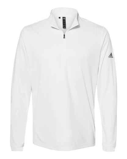 Adidas Men's Ultimate365 Lightweight Quarter-Zip Pullover A401 #color_White