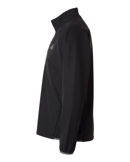 Adidas Men's Ultimate365 Wind Quarter-Zip Pullover A2027 #color_Black