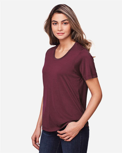 CORE365 Women's Fusion ChromaSoft™ Performance T-Shirt CE111W #colormdl_Burgundy