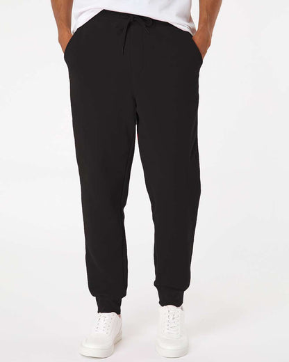 Independent Trading Co. Men's Midweight Fleece Sweatpants IND20PNT #colormdl_Black