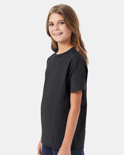 Hanes Authentic Youth T-Shirt 5450 #colormdl_Charcoal Heather