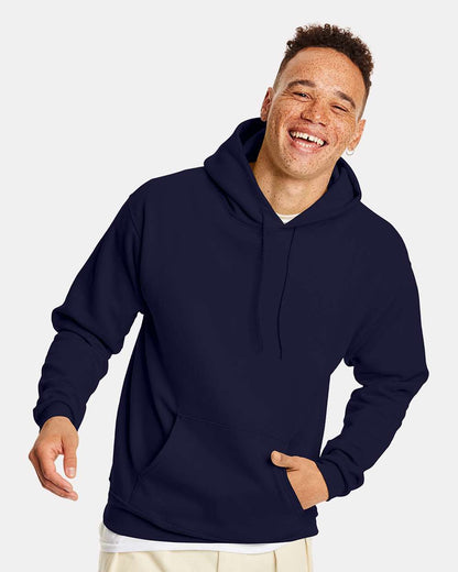 Hanes Unisex EcoSmart® Hooded Sweatshirt P170 #colormdl_Athletic Navy