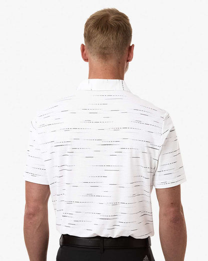 Adidas Men's Ultimate365 Mesh Glimmer Print Polo A2015 #colormdl_Clear Pink