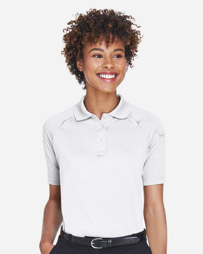 Harriton Women's Advantage Tactical Polo M211W #colormdl_White