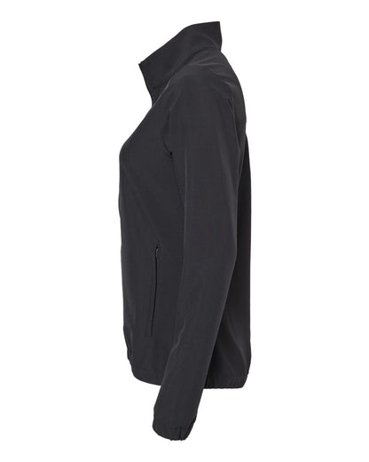Adidas Women's Wind Resistant Full-Zip Jacket A268 #color_Black/ Black