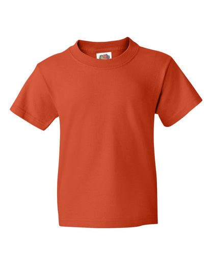 Fruit of the Loom HD Cotton Youth Short Sleeve T-Shirt 3930BR #color_Burnt Orange