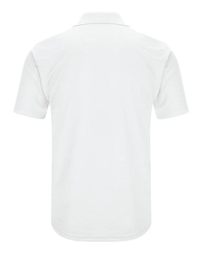 Red Kap Men's Short Sleeve Performance Knit Pocketless Core Polo SK96 #color_White