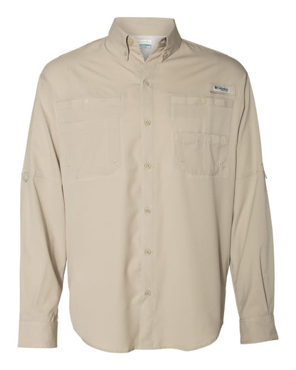 Columbia PFG Tamiami™ II Long Sleeve Shirt 212467 #color_Fossil