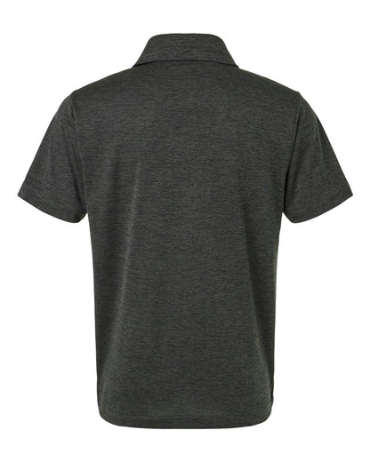 AllPro Men's Pro-Lock Performance Mélange Polo 4HM00 #color_Black Melange