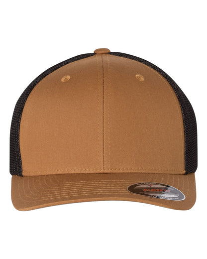 Flexfit Trucker Cap 6511 #color_Caramel/ Black