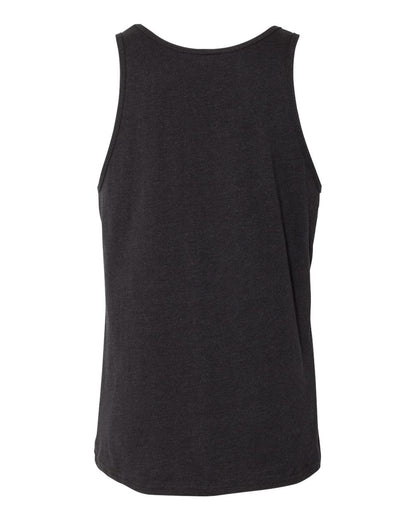 BELLA + CANVAS Heather CVC Tank 3480CVC #color_Black Heather