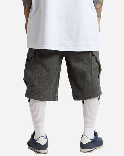 Shaka Wear Men's Fleece Cargo Shorts SHFCS #colormdl_Charcoal Grey