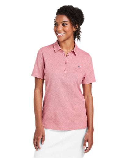 vineyard vines Women's Edgartown Pique Polo G001189 #colormdl_Lobster Reef