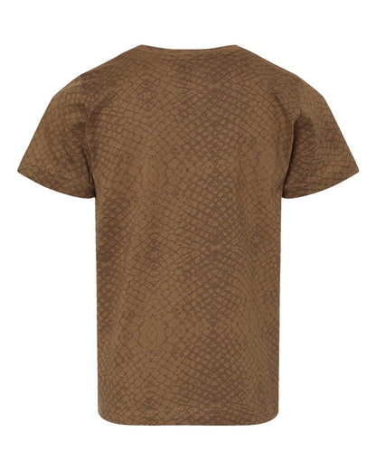 Rabbit Skins Toddler Fine Jersey Tee 3321 #color_Brown Reptile