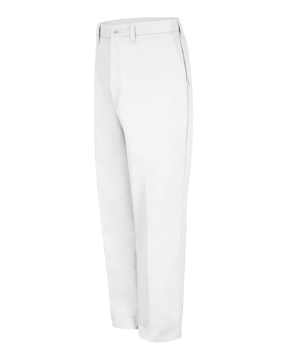 Red Kap Men's Odd Sizes Red-E-Prest® Work Pants PT10ODD #color_White - Unhemmed