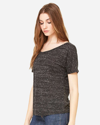 BELLA + CANVAS Women’s Slouchy Tee 8816 #colormdl_Black Marble