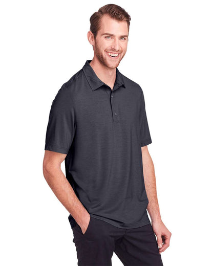 North End Men's JAQ Snap-Up Stretch Performance Polo NE100 #colormdl_Carbon