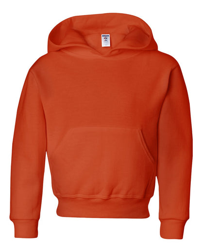 JERZEES Youth NuBlend® Hooded Sweatshirt 996YR #color_Burnt Orange