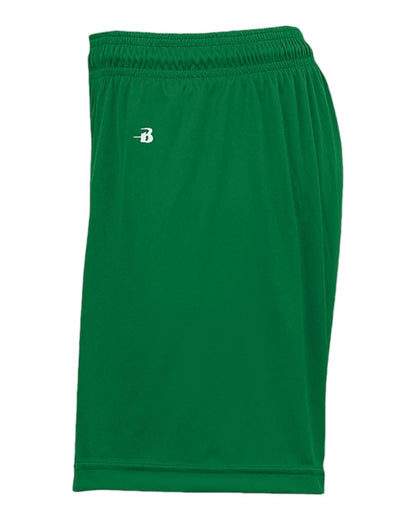 Badger Women's B-Core 5" Inseam Shorts 4116 #color_Kelly