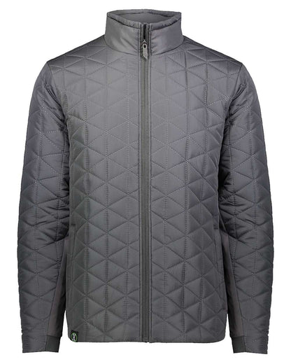 Holloway Men's Repreve® Eco Quilted Jacket 229516 #color_Carbon
