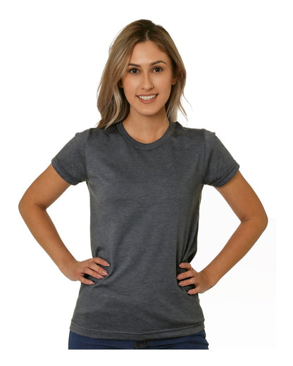 Bayside Women's USA-Made Triblend T-Shirt 5810 #color_Tri Dark Grey