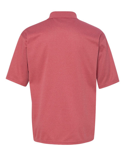 Sierra Pacific Men's Moisture Free Mesh Polo 0469 #color_Heathered Red